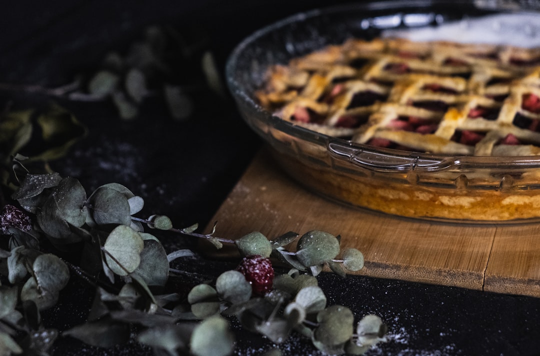 Photo Blueberry pie